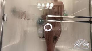 Natashanoel Nude Tease in the Shower Onlyfans Video