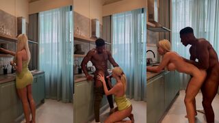 Frances Bentley Banged Pussy With BB in Kitchen Onlyfans Video