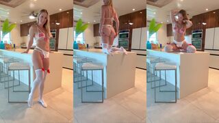 Vicky Stark Booty Tease in the Kitchen Onlyfans Porn Video