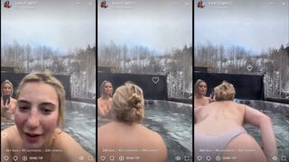 Lexicgoldberg Nude Ass Showing in Outdoor Tub Video