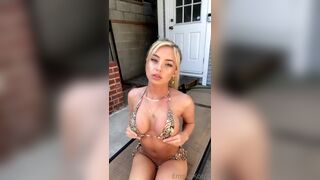 Emma Kotos Nude Onlyfans Outdoor Bikini Strip Leaked Video