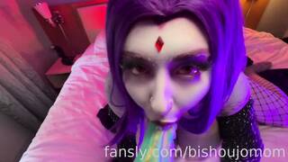 Bishoujomom Raven Monster Dildo Blowjob Fansly Porn Leak