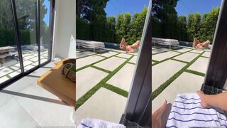 Itsdaniday Lesbian Dildo Play by the Pool Onlyfans Porn Leak