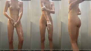 Vadajade98 Scrubbing Cunt in the Nude Shower Onlyfans Video