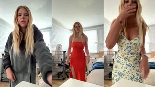 Jade Grobler Sexiest Dress Try On Haul Live Stream Video