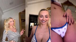 Lindsey Pelas Exposing Hairy Pussy Live Stream Video