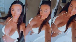 Alice Goodwin Shows off Her Sexy Body in Bikini Onlyfans Video