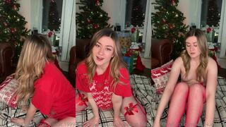 Katie Kat Christmas Sex toy Play Onlyfans Tape