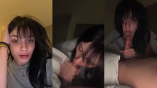 Bunnyfly Sucking Horny Dick Before Bed Homemade Video