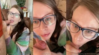 Alicecottonsox Throating Horny Cock Till Cum Facial Onlyfans Video