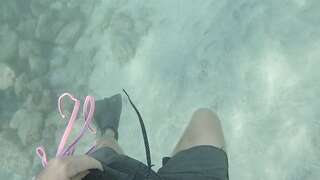 Beachbaby69 Naked in the Underwater Leaked Onlyfans Video