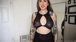 Alanah Cole Dildo Blowjob and Lingerie Try On Haul Onlyfans Video Leak