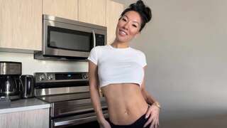 Asa Akira Nude Nipple Tease in Wet White Top Leaked Video