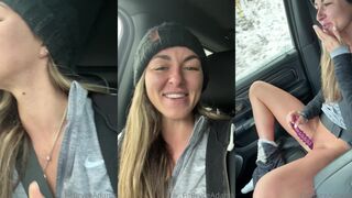 Bryce Adams Dildo Fucking in the Car Leaked Video