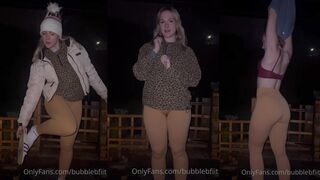 Bubblebfiit Stripping at Outdoor Leaked Onlyfans Video