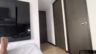 Rosxy Gutierrez & Valentino Roca Vagina Stretching My Girl After The Gym