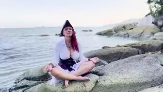 OnlyFans octokuro_model fucking tattooed pirate in doggy style