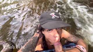 Lolah Vibes Fucking Sexed Up On The Riverbank Outdoor Fuck