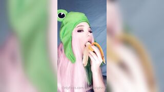 Belle Delphine Nude Monster Dildo Masturbating Porn Video Leaked