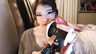 Jinx ASMR Relaxing Heavy Breathing and Ear Rubbing Video