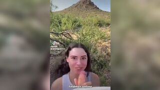 NSFWqueen420 Outdoor Blowjob Tiktok Video Tape Leaked