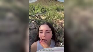 NSFWqueen420 Outdoor Blowjob Tiktok Video Tape Leaked