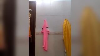 Girl with big titties masturbating nude in the bathroom
 Indian Video Tape