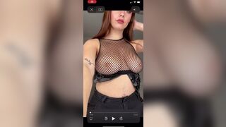 Gorgeous Julia Burch See Through Titties Mesh Onlyfans Video Tape