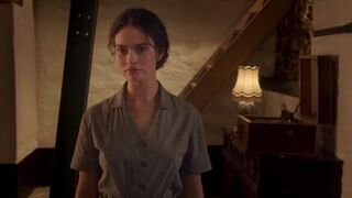 Sexy Lily James naked – The Exception (2016)