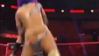 Amazing WWE Sasha Banks sloppy Blowjob porn and nudes