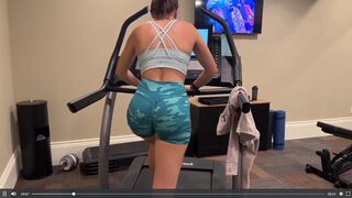 Christina Khalil Treadmill Ass Tease Video Tape Leaked