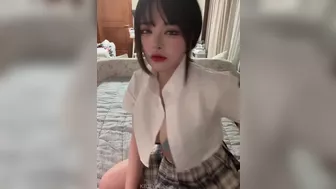 Korean Girl with Big Boobs Blowjob