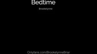 Brookelynne Briar Jerks You Off At Bedtime JOI  2