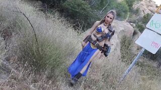 Liz Katz Hot Slave Leia Cosplay Video Tape Leaked