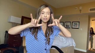 Gorgeous Pokimane Ass See Through Pyjamas Video Tape Leaked