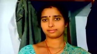 Tamil wife banged on the bed and titties pressed
 Indian Video Tape