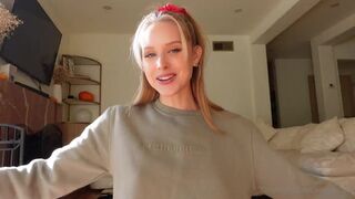 Caroline Zalog Hot Skims Try On Haul Video Tape Leaked