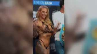Ebanie Bridges Naked Onlyfans Hot Boxer Photos And Video Tape