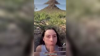 Nsfwqueen420 Blowjob Outside Tiktok Video Tape Leaked