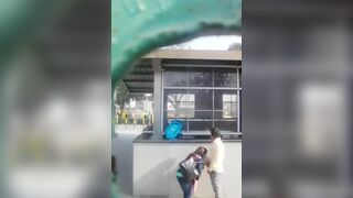 girlfriend gave instant blowjob to boyfriend behind bus stand in ahmedabad
 Indian Video Tape