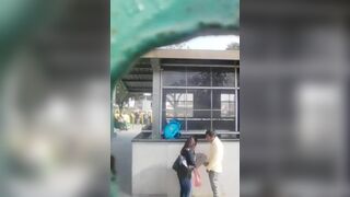 girlfriend gave instant blowjob to boyfriend behind bus stand in ahmedabad
 Indian Video Tape