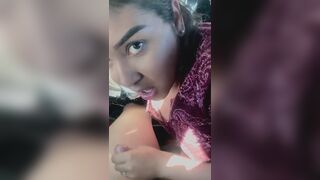 Latina Hoe Sucks Hard Cock