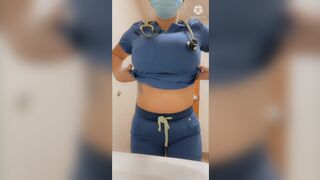 These Scrubs Are So Tight Around My Titties Had To Give Them A Break [video]– CookieDoeMILFshake [Reddit Video]