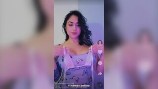 Natalia Marquez Squeezing Her Boobs Tiktok Video Tape Leaked