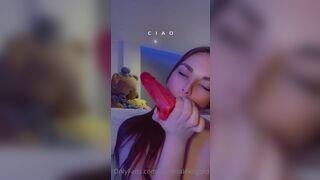 Lauren Alexis Dildo Deepthroat Blowjob