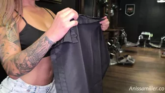 Big ass hairdresser fucks her client and he fills her with cum- anissamiller
