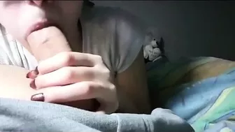 Lucky Dude Wakes Up to Morning Blowjob Action in Steamy Video