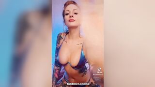 LiahLou Skinny Tattoo Model Tiktok Sextape Leaked