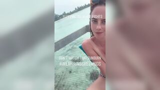 Top  Kaya Scodelario Sexy Topless Instagram Story HD