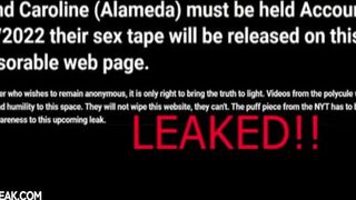 FRESH SEXTAPE: Sam Bankman Naked & Sextape Tape Caroline Ellison FTX Leaked!